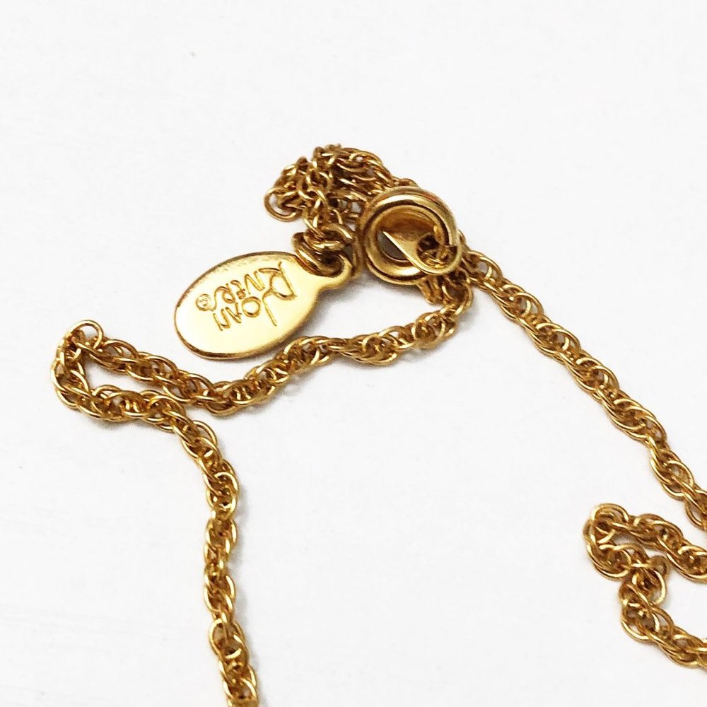 Vintage Joan Rivers Gold Open Egg Necklace - Picture 5 of 6